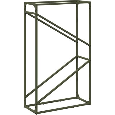 vidaXL Étagère à bois - Vert olive - 60x25x100 cm - Étagère à bois - Publicité vidaXL Étagère à bois - Vert olive - 60x25x100 cm - Étagère à bois - Publicité