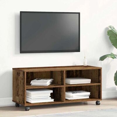 Vidaxl Antikes Holz-TV-Ständer - Vintage Stil, Recyceltes Holz, Großer Stauraum Vidaxl Antikes Holz-TV-Ständer - Vintage Stil, Recyceltes Holz, Großer Stauraum