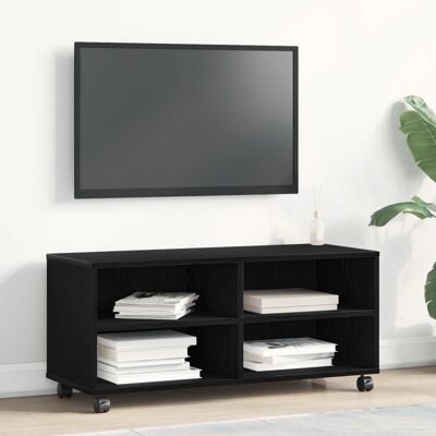 Vidaxl Zwart TV-meubel 90x35x35 cm Geëngineerd Hout Vidaxl Zwart TV-meubel 90x35x35 cm Geëngineerd Hout