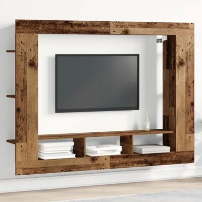 Vidaxl Wandgemonteerd Landelijk Houten TV-meubel - TV-meubel Vidaxl Wandgemonteerd Landelijk Houten TV-meubel - TV-meubel