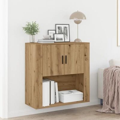 vidaXL Handgearbeiteter Eiche Mittel Stauraumschrank - Stauraumschrank vidaXL Handgearbeiteter Eiche Mittel Stauraumschrank - Stauraumschrank