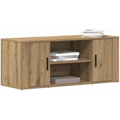 vidaXL TV Kast Artisan Eiken - Modern, Praktisch, Gemakkelijk te Monteren - TV Stand vidaXL TV Kast Artisan Eiken - Modern, Praktisch, Gemakkelijk te Monteren - TV Stand