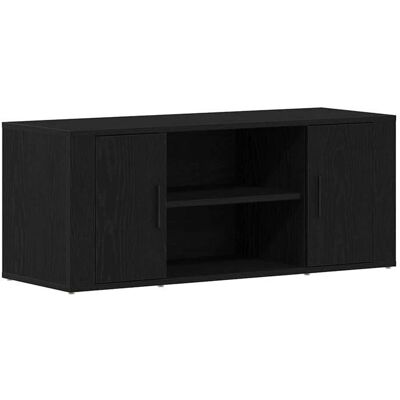 Vidaxl - TV Cabinet Negro Roble 100x35x40 cm Madera - TV Cabinet Vidaxl - TV Cabinet Negro Roble 100x35x40 cm Madera - TV Cabinet