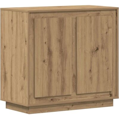 Vidaxl Moderner Eichen Sideboard - 80x34x75 cm Vidaxl Moderner Eichen Sideboard - 80x34x75 cm
