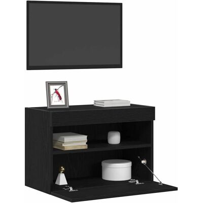Vidaxl Wall Cabinet for TV - Black Oak - 60x30x40 cm Vidaxl Wall Cabinet for TV - Black Oak - 60x30x40 cm