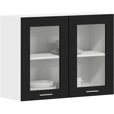 vidaXL Armoire de Cuisine en Chêne Noir - Meubles de Cuisine - Publicité vidaXL Armoire de Cuisine en Chêne Noir - Meubles de Cuisine - Publicité