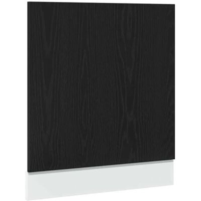 vidaXL Geschirrspülerblende Schwarz Eichen-Optik - Geschirrspülerblende vidaXL Geschirrspülerblende Schwarz Eichen-Optik - Geschirrspülerblende