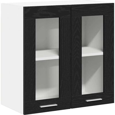 vidaXL Küchenwand-Schrank Schwarze Eiche 60x31x60cm vidaXL Küchenwand-Schrank Schwarze Eiche 60x31x60cm