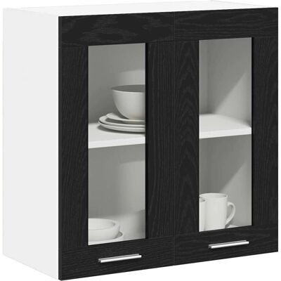vidaXL Armoire Murale de Cuisine Chêne Noir 60x31x60cm - Publicité vidaXL Armoire Murale de Cuisine Chêne Noir 60x31x60cm - Publicité