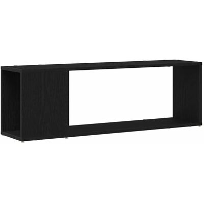 Vidaxl Support TV Chêne Noir 100x24x32cm - Support TV - Publicité Vidaxl Support TV Chêne Noir 100x24x32cm - Support TV - Publicité
