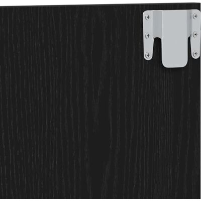 Vidaxl Schwarze Eichenkopfteil - Schlafzimmer Dekor - 200x1,5x80 cm Vidaxl Schwarze Eichenkopfteil - Schlafzimmer Dekor - 200x1,5x80 cm