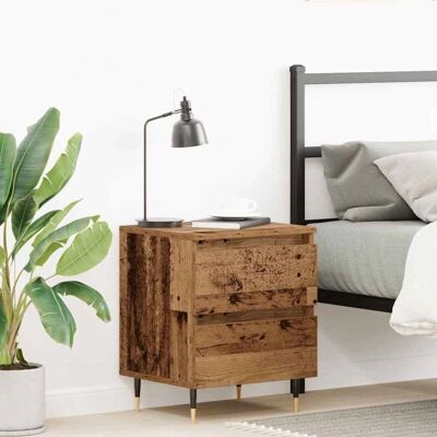 Vidaxl Alte Holz Wiederverwendeter Holz Nachttisch - Nachttisch Vidaxl Alte Holz Wiederverwendeter Holz Nachttisch - Nachttisch