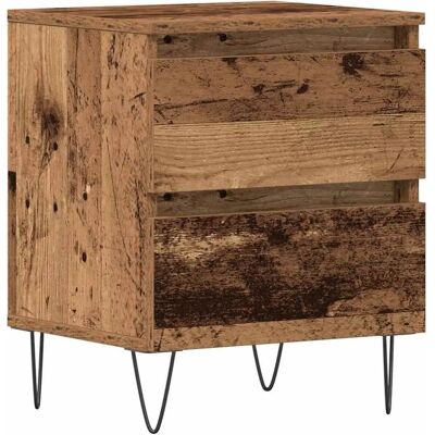 VidaXL Rustic Nightstand 40x35x50 cm - Nightstand VidaXL Rustic Nightstand 40x35x50 cm - Nightstand