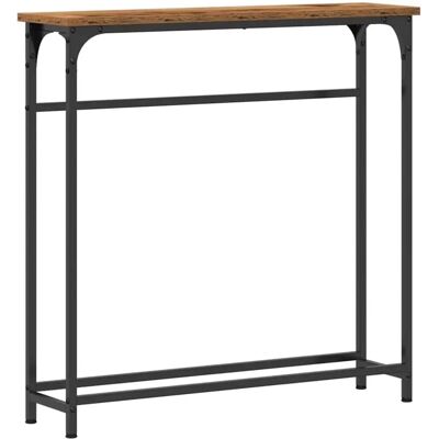 vidaXL Altes Eichenkonsol - 75x19,5x75 cm - Holz & Stahl vidaXL Altes Eichenkonsol - 75x19,5x75 cm - Holz & Stahl