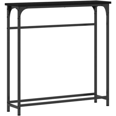 vidaXL Konsole Schwarzer Eichen Metallrahmen - Konsole vidaXL Konsole Schwarzer Eichen Metallrahmen - Konsole
