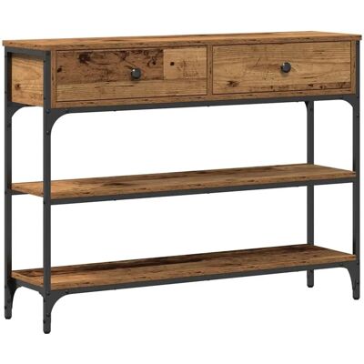 Vidaxl - MaderaVieja - Reclaimed Wood - Steel Frame - Console Table Vidaxl - MaderaVieja - Reclaimed Wood - Steel Frame - Console Table