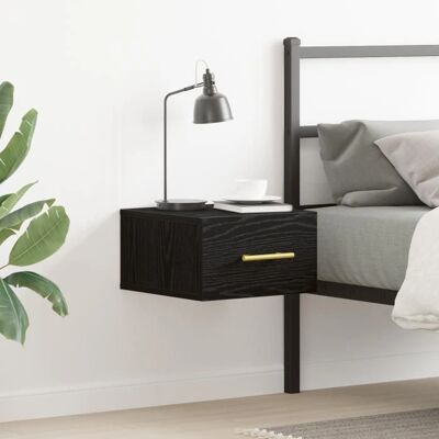 Vidaxl Wandmontiertes Schwarz Roble Schrank Vidaxl Wandmontiertes Schwarz Roble Schrank