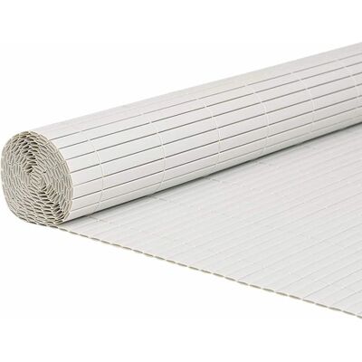 VIDAXL Garden Fence White 1.8x5 m PVC Bifacial VIDAXL Garden Fence White 1.8x5 m PVC Bifacial