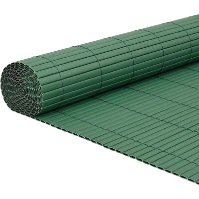 vidaXL Gartenzaun 1,8x5 m PVC Grün Beidseitig - Gartenzaun vidaXL Gartenzaun 1,8x5 m PVC Grün Beidseitig - Gartenzaun