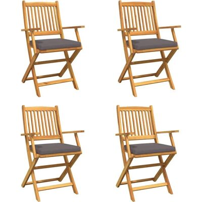 Vidaxl Gartensessel-Set - Klappbare Outdoor-Möbel aus Holz Vidaxl Gartensessel-Set - Klappbare Outdoor-Möbel aus Holz
