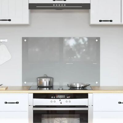 vidaXL Pare-vapeur de Cuisine Verre Gris Clair - Pare-vapeur de Cuisine - Publicité vidaXL Pare-vapeur de Cuisine Verre Gris Clair - Pare-vapeur de Cuisine - Publicité