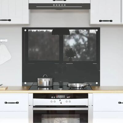 vidaXL - Küchenrückenplatte - Grau - 80x60x0.6 cm vidaXL - Küchenrückenplatte - Grau - 80x60x0.6 cm