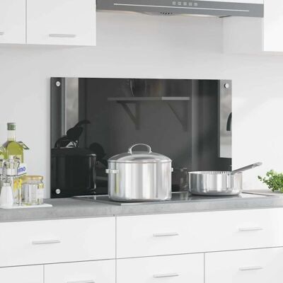 vidaXL Küchenrückwand Dunkelgrau Einscheibensicherheitsglas - Küchenrückwand vidaXL Küchenrückwand Dunkelgrau Einscheibensicherheitsglas - Küchenrückwand