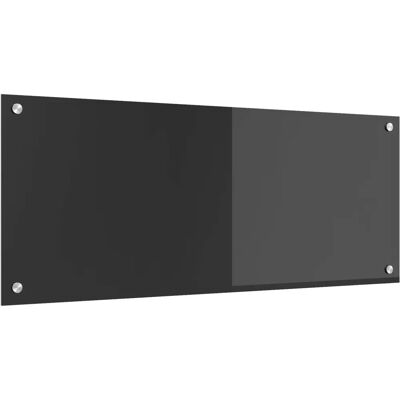 vidaXL Køkkenbaggrund Mørkegrå Sikkerhedsglas 100x40cm Moderne Køkkenbeskyttelse vidaXL Køkkenbaggrund Mørkegrå Sikkerhedsglas 100x40cm Moderne Køkkenbeskyttelse