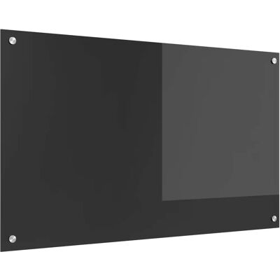 vidaXL Køkkenbeskyttelse Mørkgrå Hærdet Glas 100x60cm - Køkkenbeskyttelse vidaXL Køkkenbeskyttelse Mørkgrå Hærdet Glas 100x60cm - Køkkenbeskyttelse