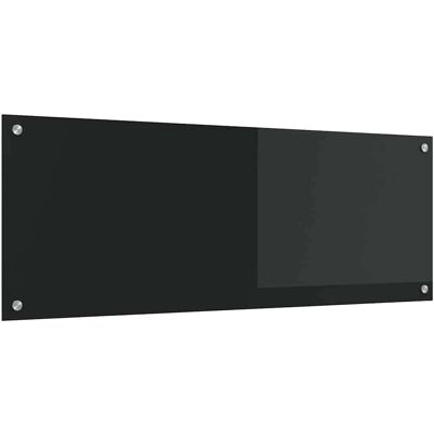 vidaXL Küchenrückwand Schwarz - Küchenrückwand, 110x40 cm, Sicherheitsglas vidaXL Küchenrückwand Schwarz - Küchenrückwand, 110x40 cm, Sicherheitsglas