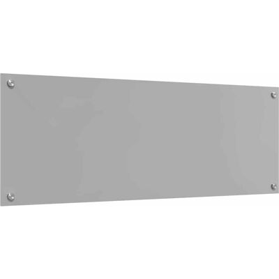 vidaXL Küchenrückwand - Lichtgrau - 110x40x0,6 cm - Gehärtetes Glas vidaXL Küchenrückwand - Lichtgrau - 110x40x0,6 cm - Gehärtetes Glas