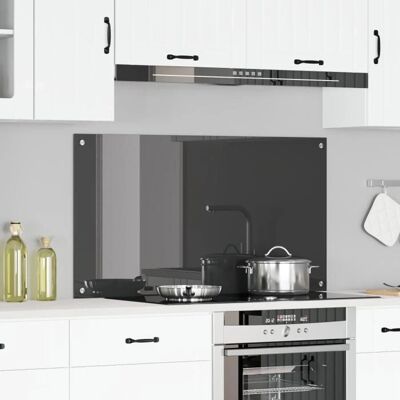 vidaXL Keittiön taustalevy tummanharmaa turvalasi 110x60cm - Taustalevy Keittiö vidaXL Keittiön taustalevy tummanharmaa turvalasi 110x60cm - Taustalevy Keittiö