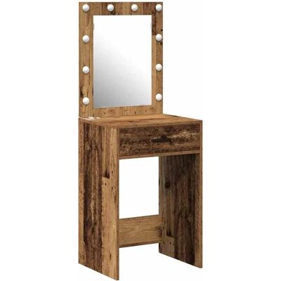 vidaXL Holz MDF 50x41x135cm Spiegel Kosmetiktisch vidaXL Holz MDF 50x41x135cm Spiegel Kosmetiktisch