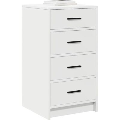 vidaXL Witte Rechthoekige Moderne Buffet - Buffet vidaXL Witte Rechthoekige Moderne Buffet - Buffet