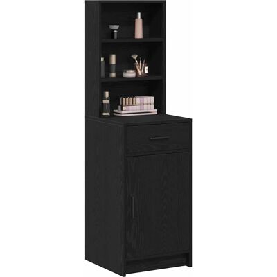 Zwart houten dressoir - 40x41x135 cm Zwart houten dressoir - 40x41x135 cm