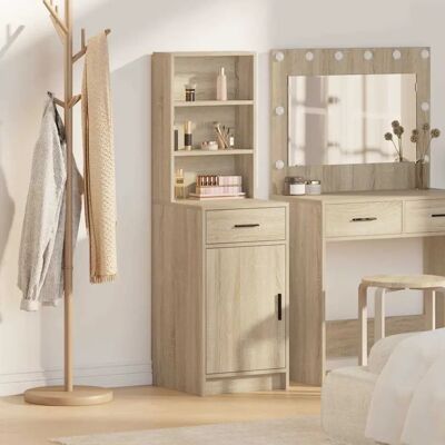 Sonoma Eiken Hoge Kast - Opbergkast voor Eetkamer Sonoma Eiken Hoge Kast - Opbergkast voor Eetkamer
