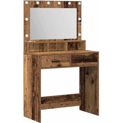 vidaXL Vintage Gerecycled Houten Make-up Tafel vidaXL Vintage Gerecycled Houten Make-up Tafel