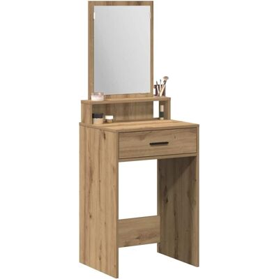 vidaXL Handgefertigter Eich Holzwerkstoff Waschtisch - Waschtisch vidaXL Handgefertigter Eich Holzwerkstoff Waschtisch - Waschtisch