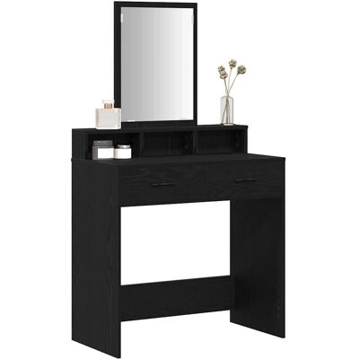 Vidaxl Black Oak 79x41x140cm Dressing Table - Dresser Vidaxl Black Oak 79x41x140cm Dressing Table - Dresser
