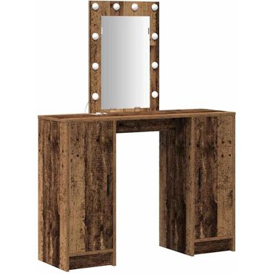 vidaXL Rustik Spiegel aus Wiederverwertetem Holz - Wanddekoration vidaXL Rustik Spiegel aus Wiederverwertetem Holz - Wanddekoration