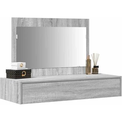 vidaXL Grå Sonoma MDF Makeup-bord - Soveværelsesmøbel vidaXL Grå Sonoma MDF Makeup-bord - Soveværelsesmøbel