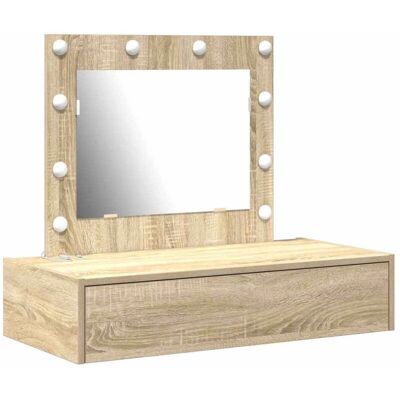 vidaXL Sonoma Eiche Holzwerkstoff Kosmetiktisch - Make-up Tafel vidaXL Sonoma Eiche Holzwerkstoff Kosmetiktisch - Make-up Tafel