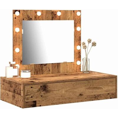vidaXL Altes Holz Massivholz 83 x 40 x 70 cm Schlafzimmer Schminktisch Brown - Frisiertisch vidaXL Altes Holz Massivholz 83 x 40 x 70 cm Schlafzimmer Schminktisch Brown - Frisiertisch