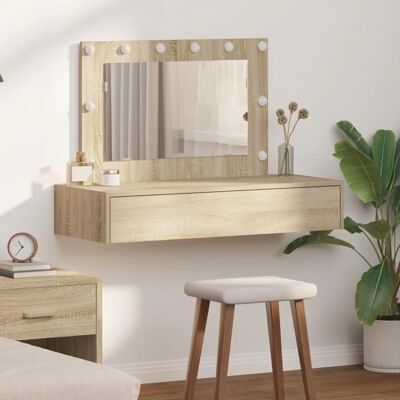 vidaXL Sonoma Eiche Holzwerkstoff 100 x 40 x 70 cm Schminktisch - Frisiertisch vidaXL Sonoma Eiche Holzwerkstoff 100 x 40 x 70 cm Schminktisch - Frisiertisch
