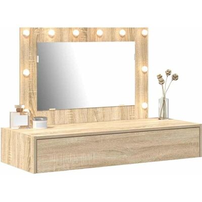 vidaXL Sonoma Eiche Holzwerkstoff 100 x 40 x 70 cm Schminktisch - Toaletka vidaXL Sonoma Eiche Holzwerkstoff 100 x 40 x 70 cm Schminktisch - Toaletka