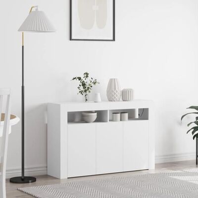 Vidaxl Wit Dressoir Wit Engineershout 116 X 30 X 75 Cm Modern - Dressoir Vidaxl Wit Dressoir Wit Engineershout 116 X 30 X 75 Cm Modern - Dressoir