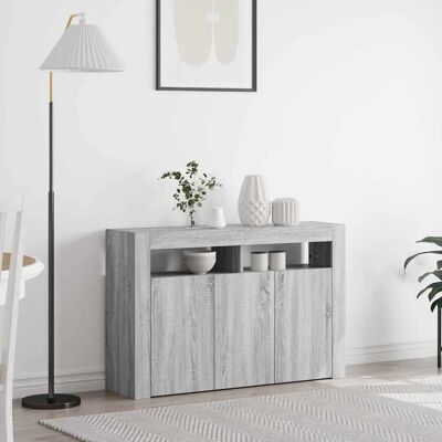 Vidaxl Sideboard Grey Sonoma Engineered Wood 116 X 30 X 75 Cm Sideboard - Sideboard Vidaxl Sideboard Grey Sonoma Engineered Wood 116 X 30 X 75 Cm Sideboard - Sideboard