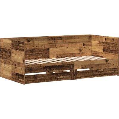Vidaxl Rustik Holzbetten mit Stauraum - Bett Vidaxl Rustik Holzbetten mit Stauraum - Bett