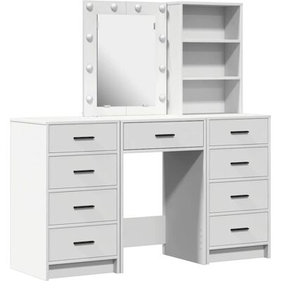 vidaXL Estantería Blanca MDF - Armario Moderno vidaXL Estantería Blanca MDF - Armario Moderno