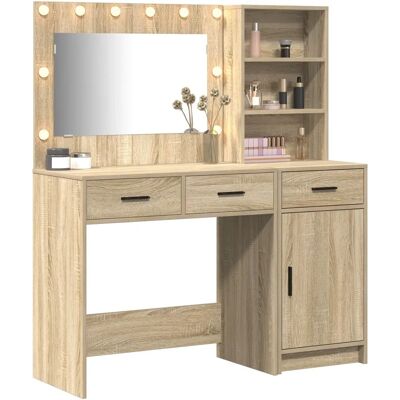 vidaXL Set aus 2 Sonoma Eiche MDF Schminktische - Schlafzimmermöbel vidaXL Set aus 2 Sonoma Eiche MDF Schminktische - Schlafzimmermöbel